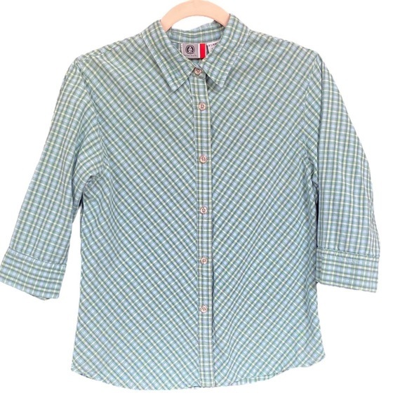 Arizona Jean plaid button down shirt - Picture 2 of 7